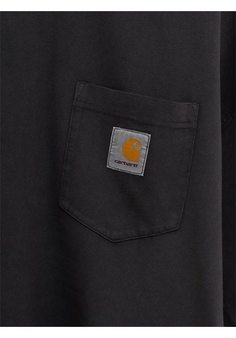 t-shirt hudson pocket uomo nera CARHARTT WIP | I03514089.5F